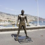 Cristiano Ronaldo statue in Madeira symbolizing his football legacy and final World Cup